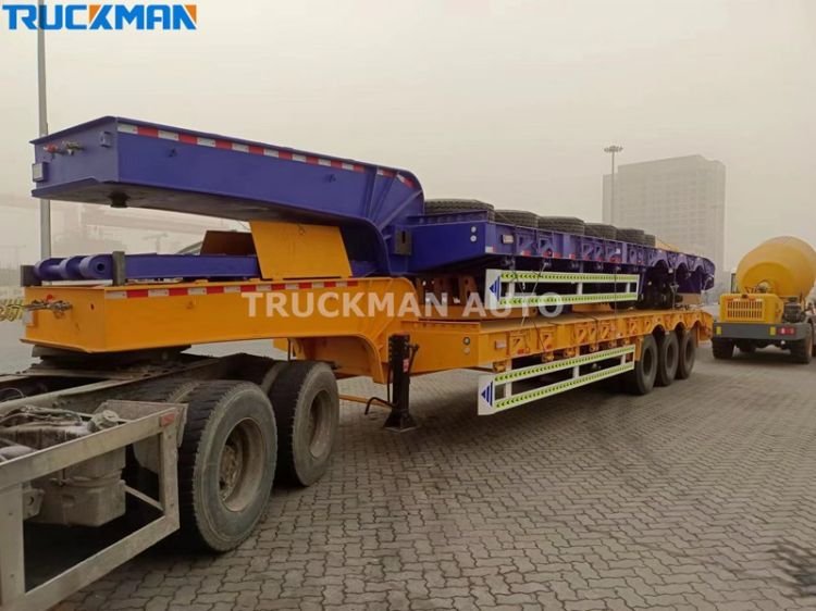 3 Axle Low Bed Trailer Shipment Detail