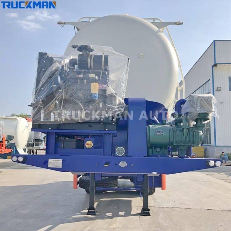 30 mètres cubes Citerne à ciment en vrac Remorques Compresseur d'air--Truckman Automobile