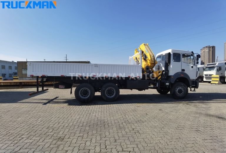 6X4 BEIBEN 2434 10 roues grue montée sur camion