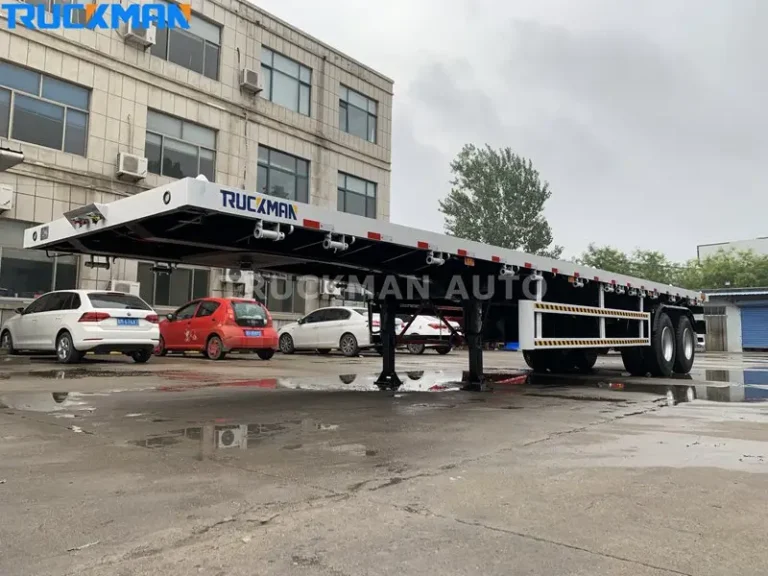 semi remorque plateau 2 essieux à vendre