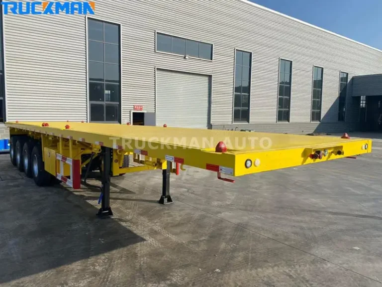 Semi remorque plateau 4 essieux à vendre