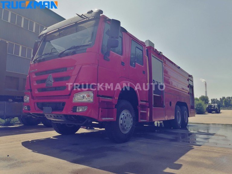 Camion de pompiers HOWO 400HP 10 roues