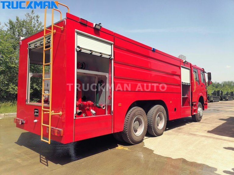 HOWO 6X4 Camion de pompiers à roues
