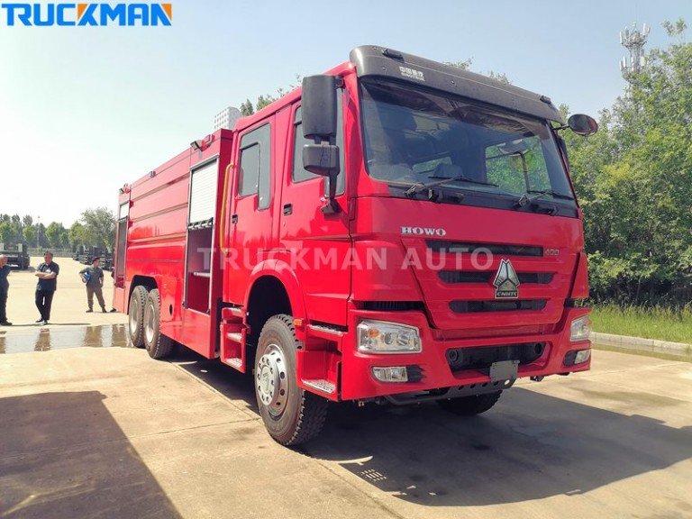 Camion de pompiers HOWO 400HP 10 roues
