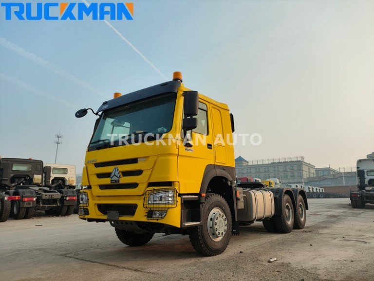 Camion HOWO Prime Mover avec double réservoir de carburant vers le Soudan