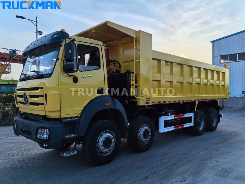 Camion à benne basculante BEIBEN 8x4 50 tonnes
