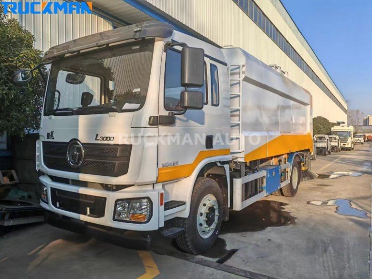 SHACMAN Camion balayeuse de route 4x2