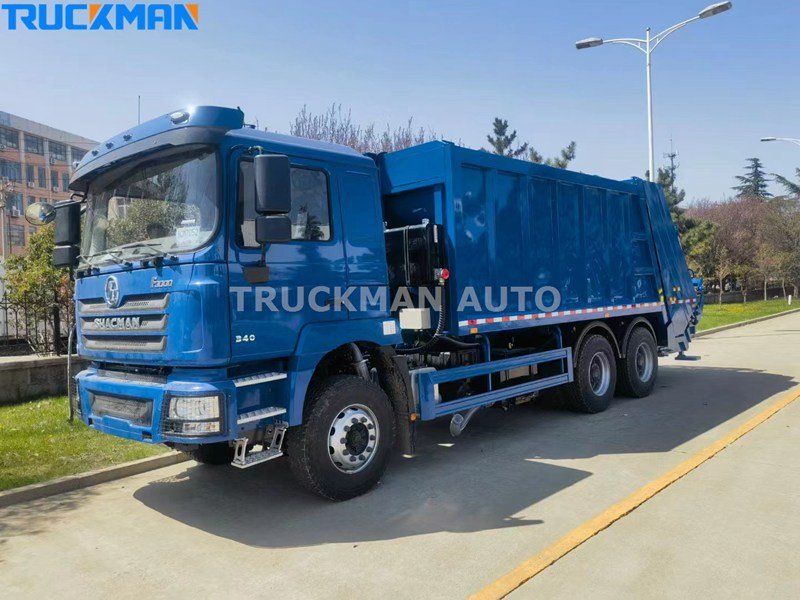 SHACMAN Camion à ordures compacte