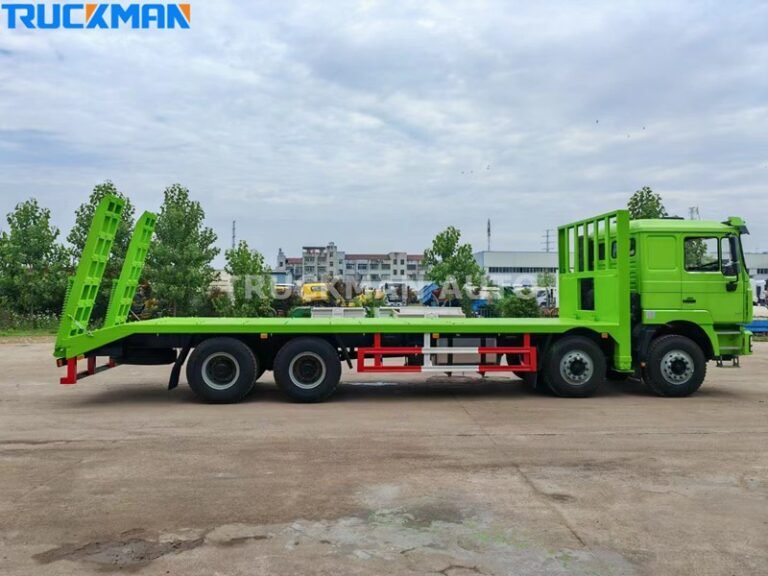 SHACMAN F3000 Camion à plateau avec échelle