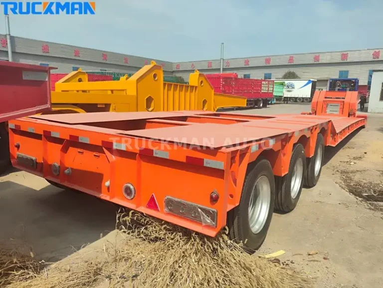 Remorque semi-surbaissée de 70 tonnes