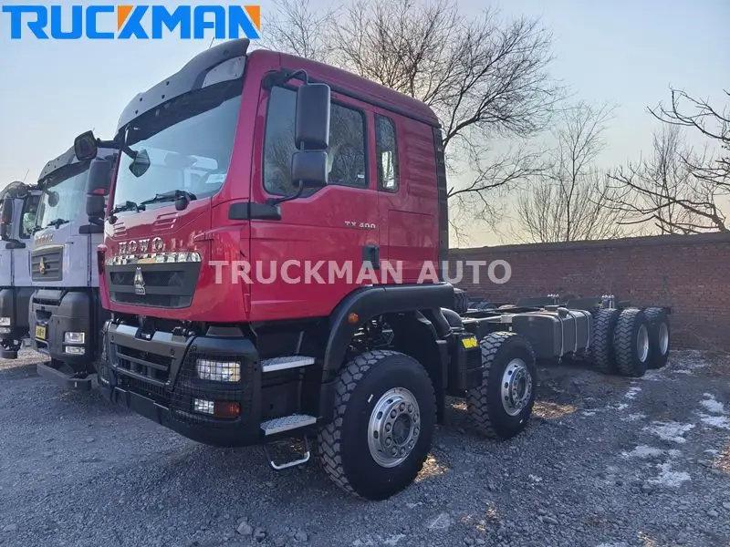Châssis de camion HOWO TX 12 roues avec moteur de 400 ch
